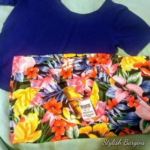 Victoria Secret Pink bodycon floral skirt
